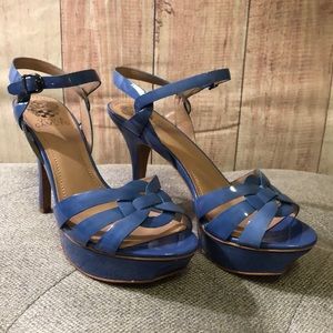 Vince Camuto Toleo heels. Blue. Size 8 1/2.